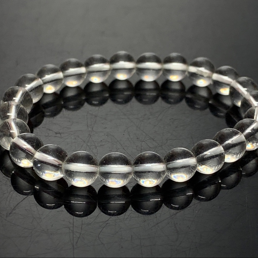 Brazilian Abadiania Quartz Beaded Bracelet CA218